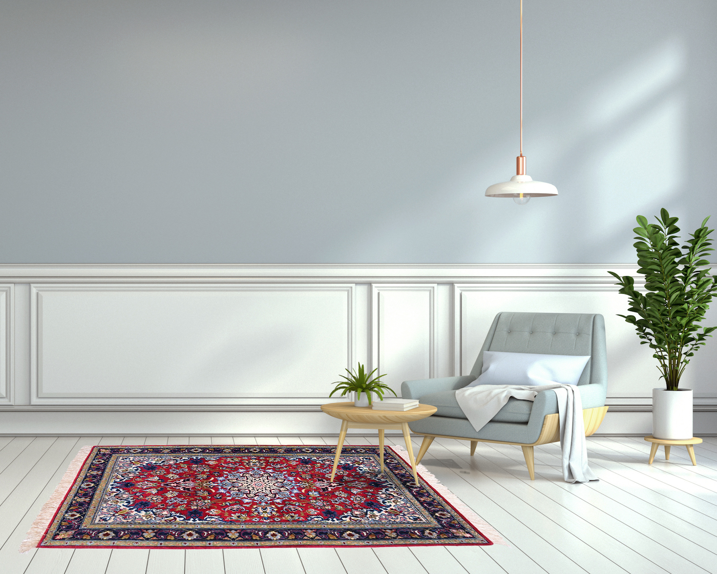 Isfahan Seide Perserteppich